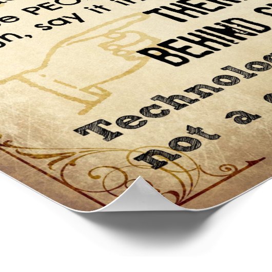 Bildschirmregeln für die Zuhause Poster (Ecke)