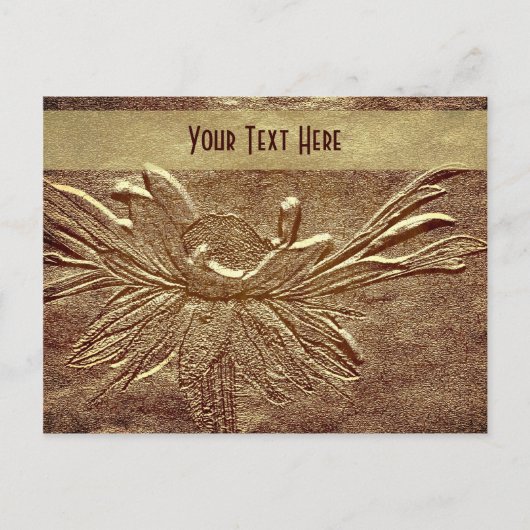 Bildschnittliche, florale, individuell anpassbare  postkarte (Vorderseite)