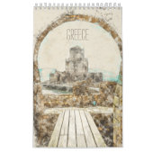 Bildskizze von Griechenland Kalender (Titelbild)