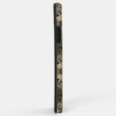 Bildspiegelung mit Velours, klassisch beige Case-Mate iPhone Hülle (Hinten/Rechts)