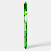 Bildspielpixel Grünes Quadrat Muster Case-Mate iPhone Hülle (Rückseite / Links)