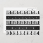 Bildstreifen für ein praxinoscope postkarte (Vorne/Hinten)