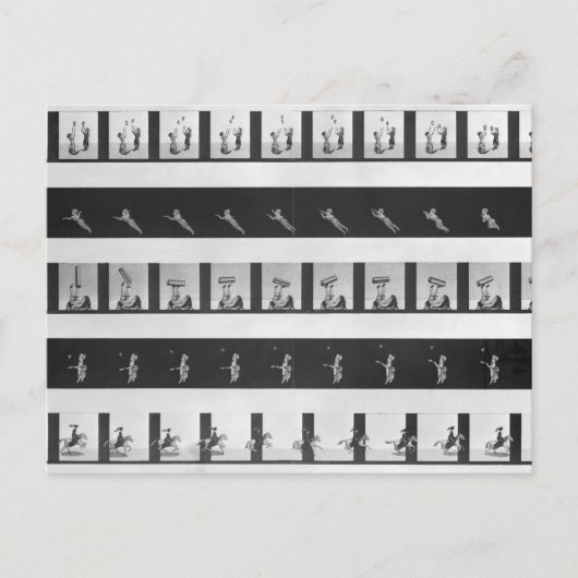 Bildstreifen für ein praxinoscope postkarte (Vorderseite)