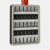 Bildstreifen für ein praxinoscope silbernes ornament (Rechts)