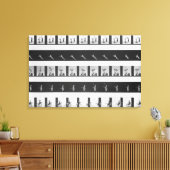 Bildstreifen für ein Praxinoskop Leinwanddruck (Insitu (Wohnzimmer))