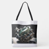 Bildtasche mit 4D-Form Tasche (Rückseite)