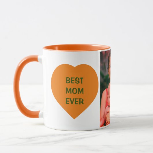 Bildtext und persönliche Herzen Tasse (Links)