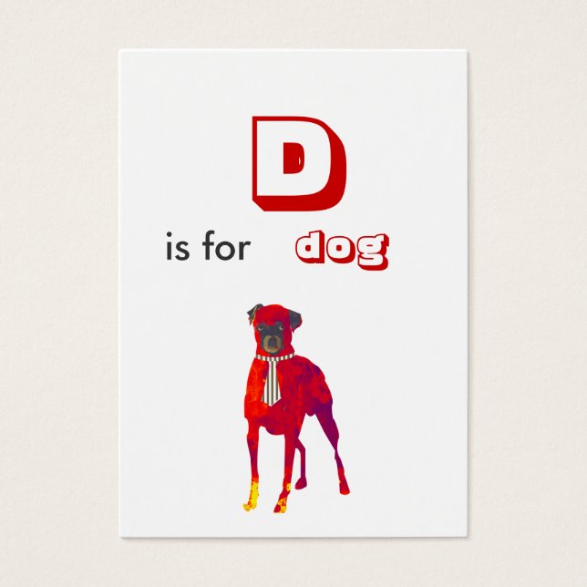 Bildung ACEO Animal ABCs (Vorderseite)