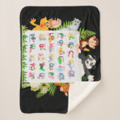 Bildung Alphabet & Tiere Sherpadecke (Vorderseite)