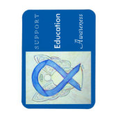 Bildung Awareness Angel Custom Magnet (Vertikal)