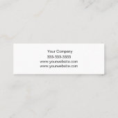 Bildung Consultant Minimalistisch Beruflich Grau Mini Visitenkarte (Rückseite)