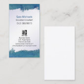 Bildung Consultant Services Ripper Paper Grunge Visitenkarte (Vorne/Hinten)