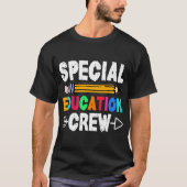 Bildung Crew SPED Lehrer T - Shirt (Vorderseite)