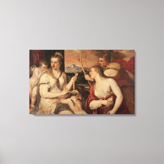 Bildung Cupid, c.1565 Leinwanddruck (Vorderseite)