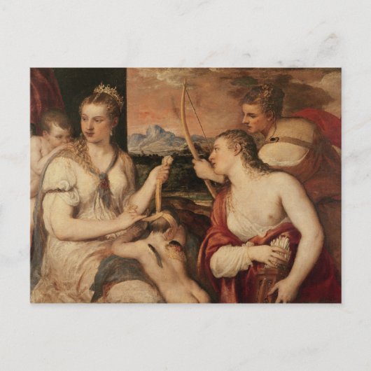 Bildung Cupid, c.1565 Postkarte (Vorderseite)