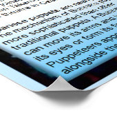 Bildung, Darstellende Künste, japanisches Marionet Poster (Ecke)