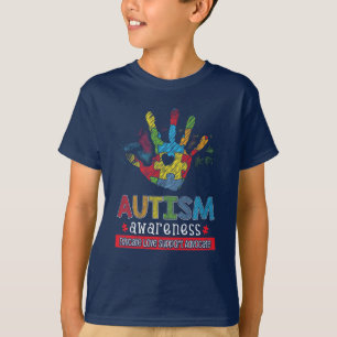 Bildung der Liebe Unterstützung Advocate Autismus T-Shirt