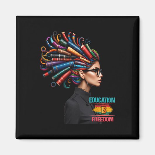 Bildung der Schwarzen Geschichte ist Freedom Black Magnet (Vorne)
