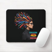 Bildung der Schwarzen Geschichte ist Freedom Black Mousepad (Mit Mouse)