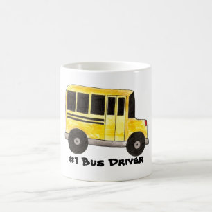 Bildung des Gelben Schulbusfahrers Kaffeetasse
