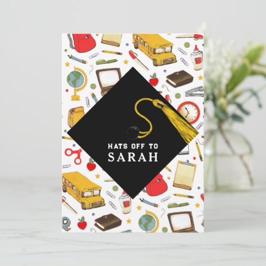 Bildung des Lehrers Einladung (Stehend Vorderseite)