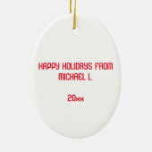 Bildung des Lehrers für Mathematik Keramik Ornament (Hinten)