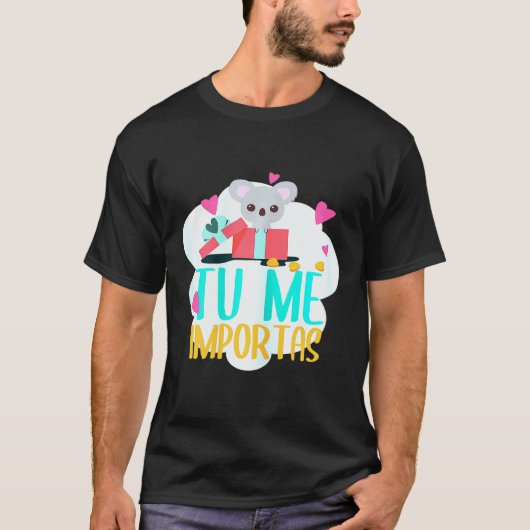 Bildung Dozentin Koala Sped Espano T-Shirt (Vorderseite)