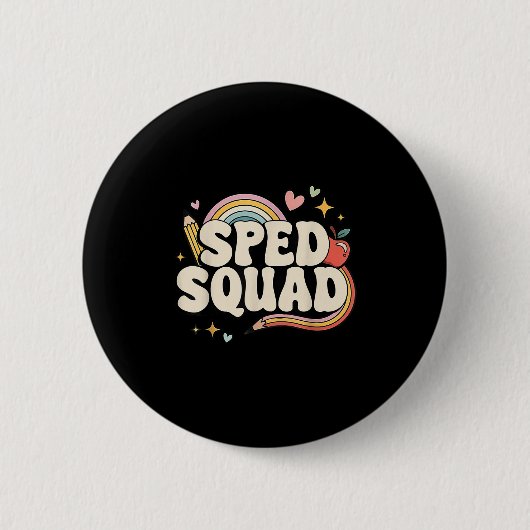Bildung Dream Squad Team Sped Squad Tee Button (Vorderseite)