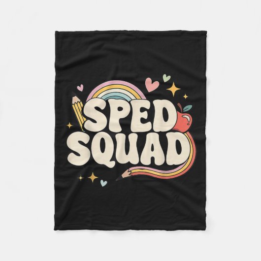 Bildung Dream Squad Team Sped Squad Tee Fleecedecke (Vorderseite)