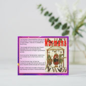 Bildung, Einwanderung, Normannen Postkarte (Stehend Vorderseite)