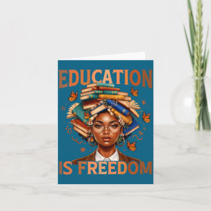 Bildung Freiheit Schwarzer Lehrer Bücher Illustrat Karte