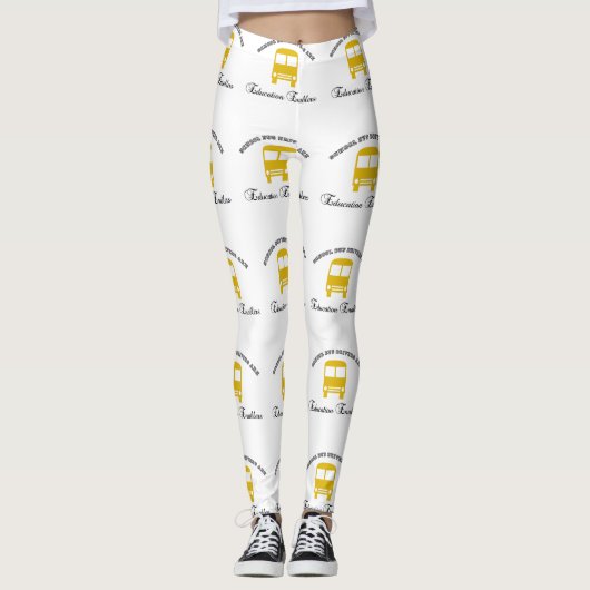 Bildung für Busfahrer Leggings (Vorderseite)