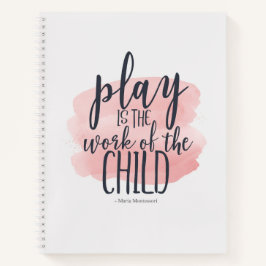 Bildung für Regenbogen Wasserfarben Notizblock