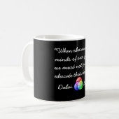 Bildung für unsere Kinder - Tasse des Kaffees (Vorderseite Links)