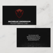 Bildung | Geometrischer Hintergrund Visitenkarte (Vorne/Hinten)