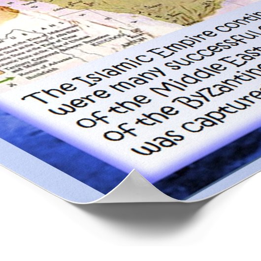 Bildung, Geschichte, Aufstieg des Islam, vier Kali Poster (Ecke)