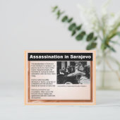 Bildung, Geschichte, Erster Weltkrieg, Ermordung Postkarte (Stehend Vorderseite)