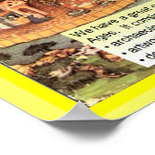 Bildung, Geschichte, Leben im Mittelalter Poster (Ecke)