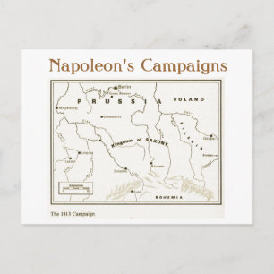 Bildung, Geschichte, Napoleon, Die Kampagne von 18 Postkarte