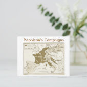 Bildung, Geschichte, Napoleon, Europa 1812 Postkarte (Stehend Vorderseite)