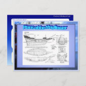 Bildung, Geschichte, Pläne der Maya-Blume Postkarte (Vorne/Hinten)