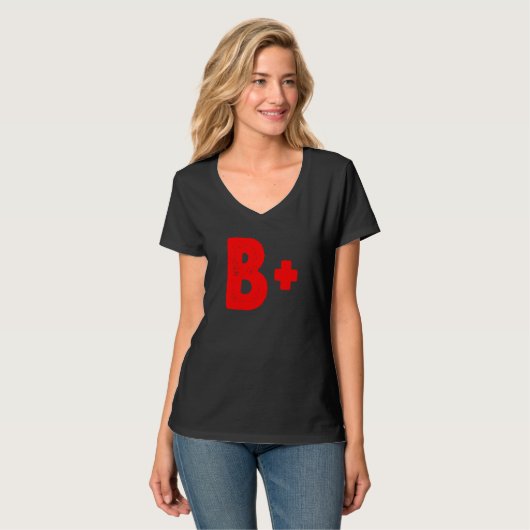 Bildung Grading School Letter B Lehrer Student T-Shirt (Vorderseite Vollansicht)