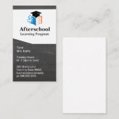 Bildung | Graduate Cap Logo Visitenkarte (Vorne/Hinten)