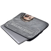 "Bildung" Inspiration Zitat Laptopschutzhülle (Vorne Knopf)