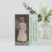 Bildung ist der Schlüssel zum Entsperren der golde Postkarte (Stehend Vorderseite)