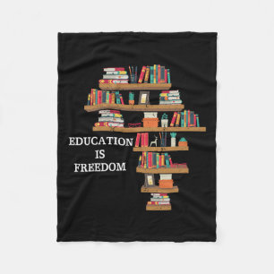 Bildung ist die amerikanische Freiheitsgeschichte Fleecedecke