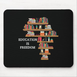 Bildung ist die amerikanische Freiheitsgeschichte Mousepad