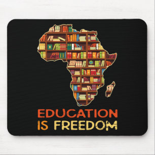 Bildung ist die amerikanische Freiheitsgeschichte Mousepad