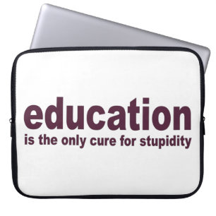 Bildung ist die Heilung Laptopschutzhülle