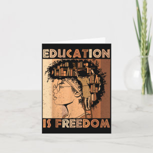 Bildung ist Dom schwarzer Lehrer Bücher Schwarze G Karte